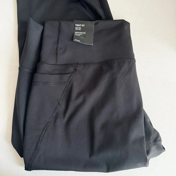 Adidas Aerotek Optime Stash Pocket High Rise 7/8  Black Leggings 2XL/P - Picture 6 of 9